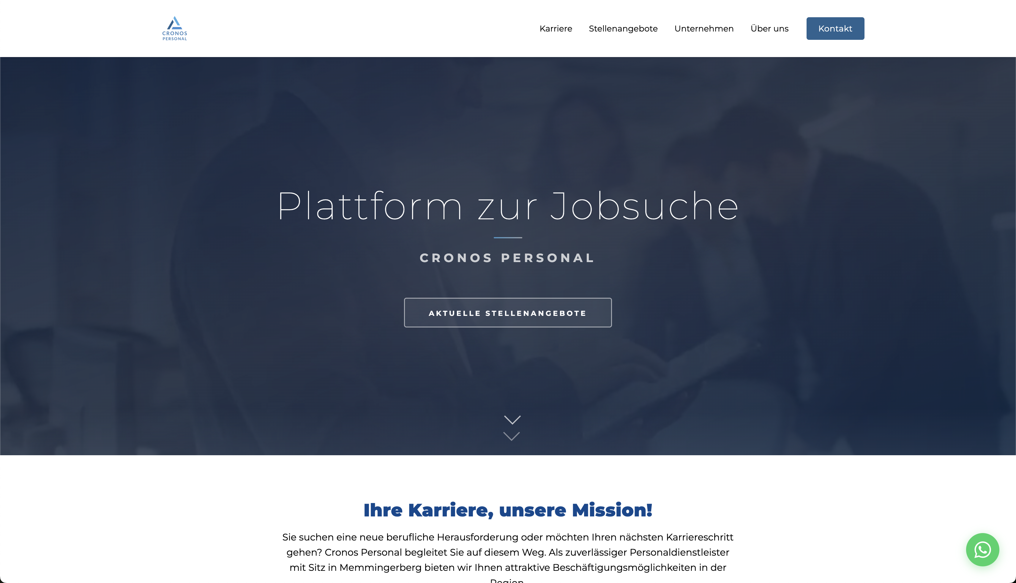 Screenshot Cronos Memmingen