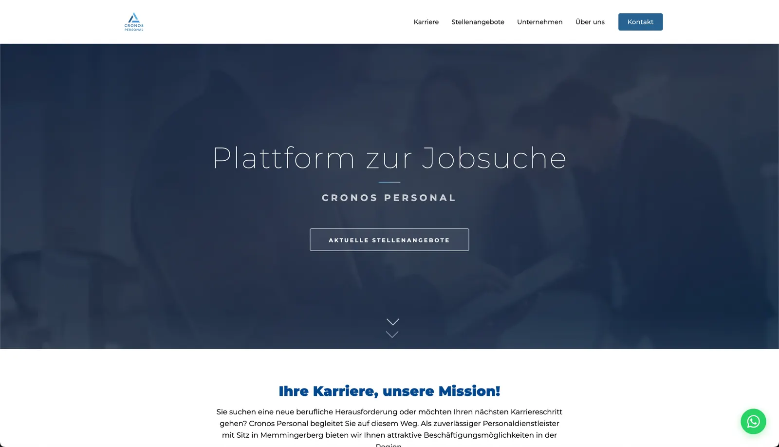 Screenshot Cronos Memmingen